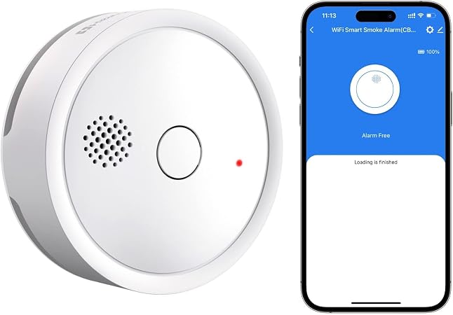 Heiman WS2SA-5 WiFi Smart Rauchmelder, 10 Jahre Fotoelektrischem Sensor