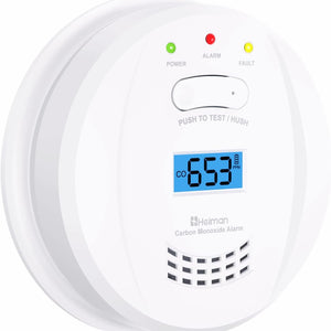 Heiman 723ESY CO Melder Alarm Kohlenmonoxidmelder mit digitaler LCD-Anzeige EN50291