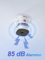Heiman S1-R Smoke Detectors,Interconnected Smoke Aalrm Battery Operated, UL 2034 5th Certified, Wireless Small Mini Carbon Monoxide Alarm for Home Rental Apartment（副本）