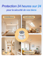 Heiman S1-R Smoke Detectors,Interconnected Smoke Aalrm Battery Operated, UL 2034 5th Certified, Wireless Small Mini Carbon Monoxide Alarm for Home Rental Apartment（副本）