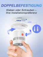 Heiman S1-R Smoke Detectors,Interconnected Smoke Aalrm Battery Operated, UL 2034 5th Certified, Wireless Small Mini Carbon Monoxide Alarm for Home Rental Apartment（副本）