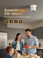 Heiman HS1CA Kohlenmonoxidmelder für zuverlässigen CO-Schutz zu Hause