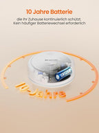 Heiman HM2SA-3S-T Rauchmelder 10 Jahre Batterie mit Magnethalterung, 6 Stück
