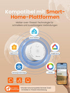 Heiman S1-TM Rauchmelder Matter mit App & Automation, kompatibel mit Apple Home, SmartThings, Homey und Home Assistant, Thread-Router benötigt.



