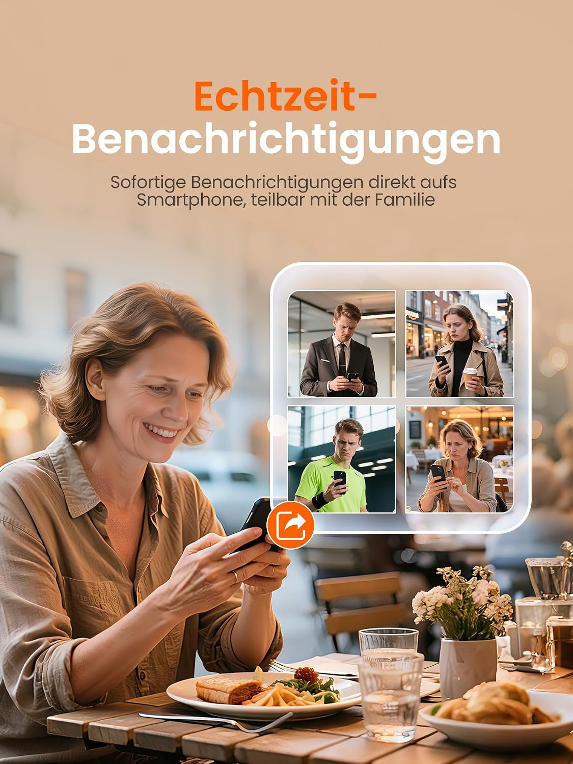 Heiman S1-TM Rauchmelder mit Echtzeit-Benachrichtigung per App, sofortige Warnung bei Rauchentwicklung oder Klimaveränderungen.

