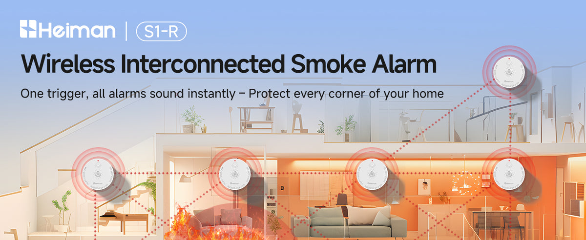 Wireless Interconnected Smoke Alarm