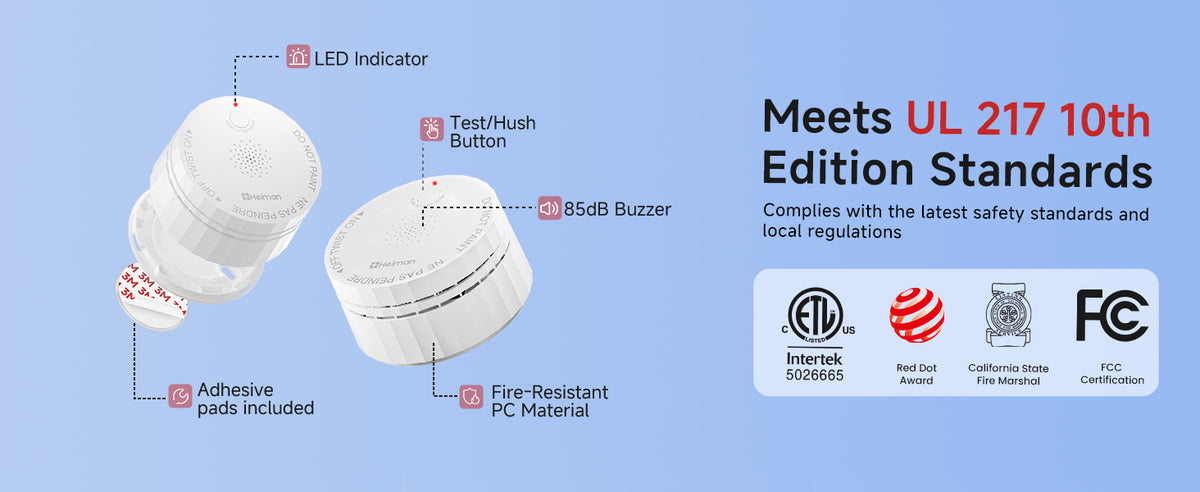 Meets UL 217 10th Edition Standards