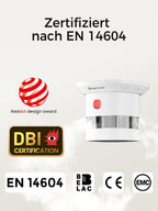 Heiman HS1SA-E Plus Smart Zigbee Rauchmelder Smart für Home Assistant ZHA & Z2M