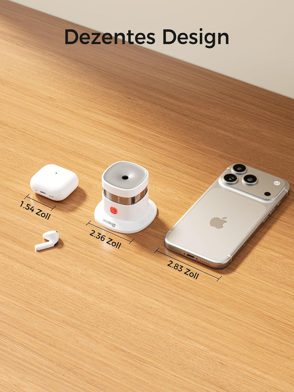Heiman HS1SA-E Plus Smart Zigbee Rauchmelder Smart für Home Assistant ZHA & Z2M