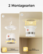 Heiman HS1SA-E Plus Smart Zigbee Rauchmelder Smart für Home Assistant ZHA & Z2M