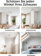 Heiman HS1SA-E Plus Smart Zigbee Rauchmelder Smart für Home Assistant ZHA & Z2M