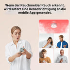 Heiman WS2SA-5 WiFi Smart Rauchmelder, 10 Jahre Fotoelektrischem Sensor